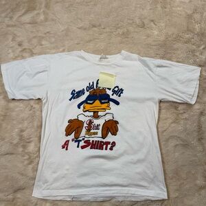 Vintage Crude Duck Gag Single Stitch “ Same Old F****N Gift” T-Shirt Sz XL